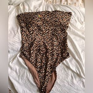 Aerie Cheeky One Piece Strapless